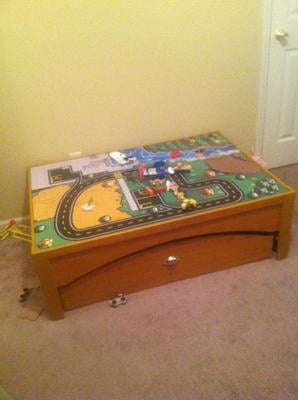 Kidkraft Honey Metropolis Table Amp Train Set 17496 Walmart Com