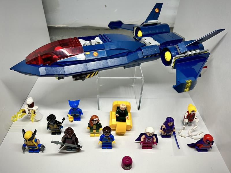 LEGO Marvel X-Men X-Jet Building Kit, Disney Plus Inspired, Ages 8 LEGO Marvel X-Men X-Jet Building Kit, Disney Plus Inspired, Ages 8