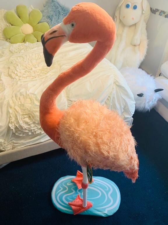 giant flamingo plush walmart