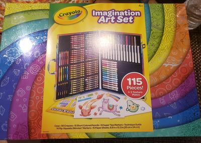 Crayola Zigzag Art Case: 140pc Kids Craft Kit with Crayons