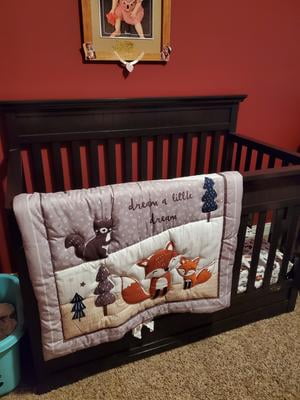 Fox crib bedding set outlet