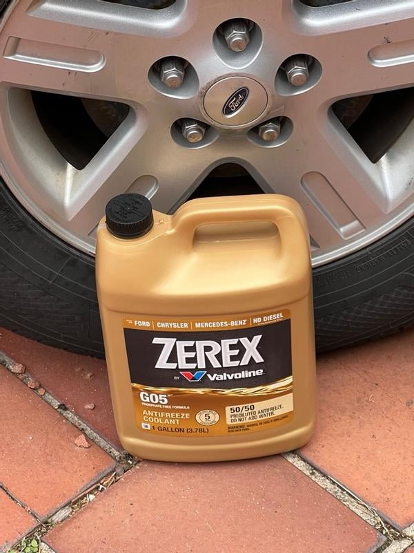 Zerex Engine Coolant ZXG051 G-05; Concentrate; Yellow; 1 Gallon
