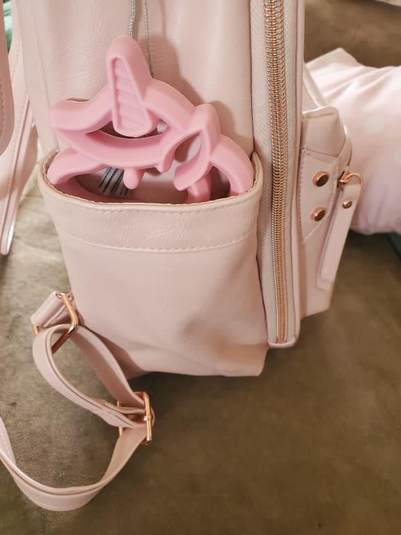 itzy ritzy flamingo teether