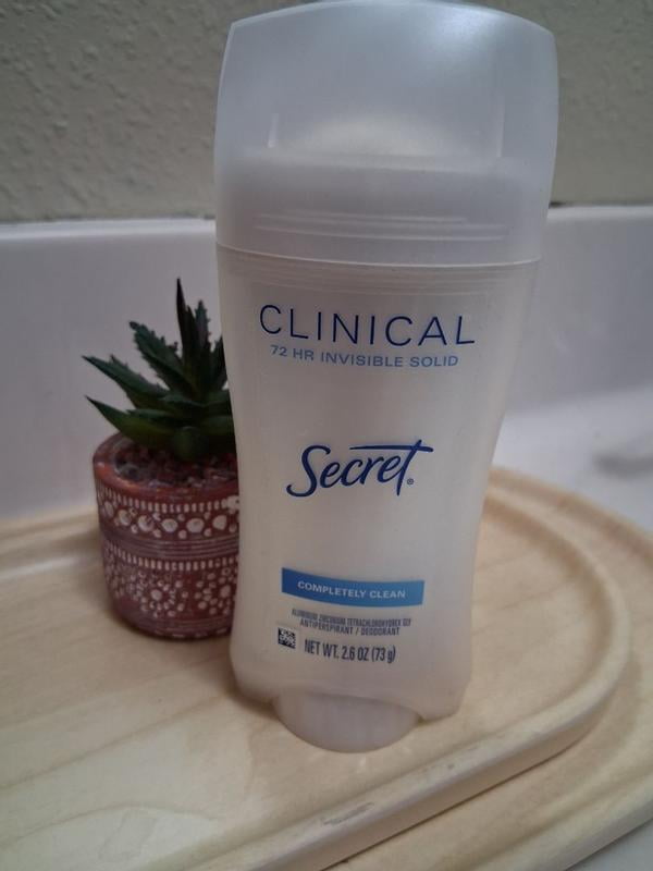 Secret Clinical Strength Completely Clean Invisible Solid Antiperspirant & Deodorant 1.6 Oz - View #13