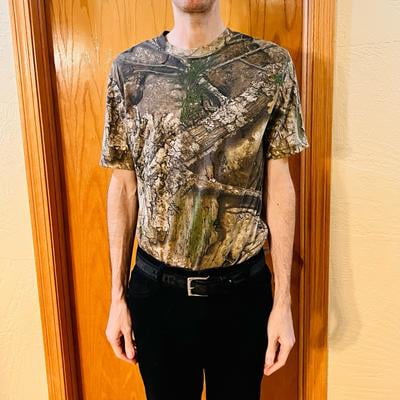 Chemise De Pêche Realtree Homme 3XL – Noire Ventilée – Occasion Très Bon état