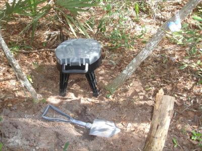 reliance folding portable toilet