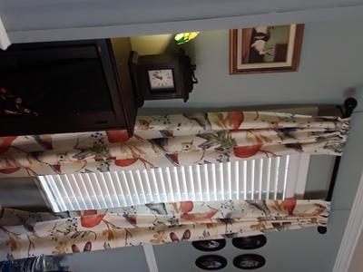Barefoot Bungalow Willow Curtains - Set Of 2 Panels With Forest Animal Print, 84 Inch Length