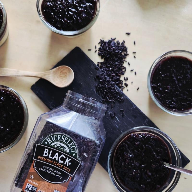 RiceSelect Gluten Free Black Rice, 22 oz Jar - Walmart.com