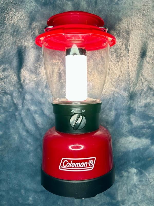 Coleman LED Lantern, 400 Lumens, Rechargeable Camp Light, Operated