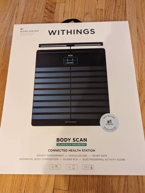 WITHINGS Body Scan - Wi-Fi connected scale to improve your health