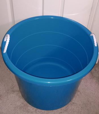 large round storage tub