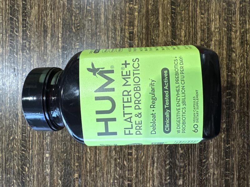 Customer reviews for HUM Nutrition Flatter Me® Plus, Digestive Enzyme and  Probiotic Supplement for Bloating Relief and Regularity Support, 30  Capsules