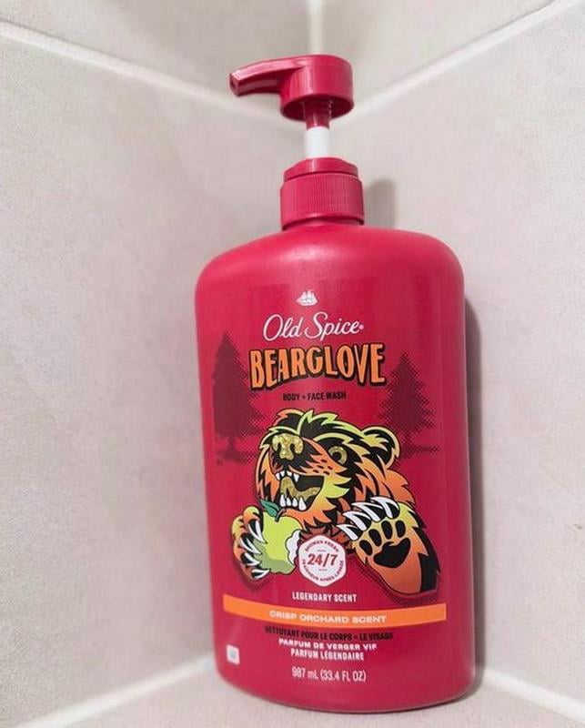 Old Spice Bearglove Body Wash for Men, Deep Cleansing & Long