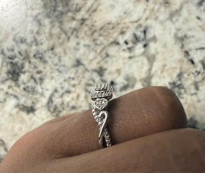 1/10 Ct (I3 Clarity, I-J Color) Hold My Hand Diamond Women's Ring