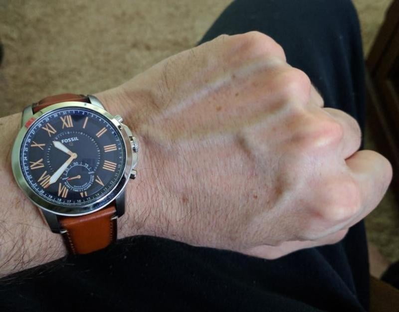 Fossil Men s Blue Dial Watch FTW1122 Walmart