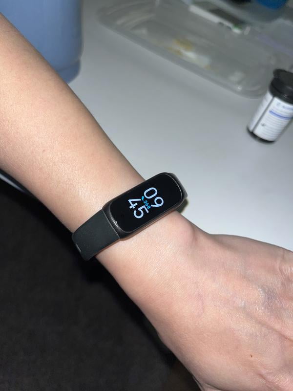 Fitbit Inspire 3 One Size Fitness Smartwatch, Midnight Zen & Black