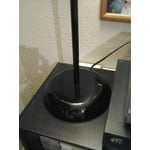 Mainstays 58" Rice Paper Shade Floor Lamp, Black Finish Large - Walmart