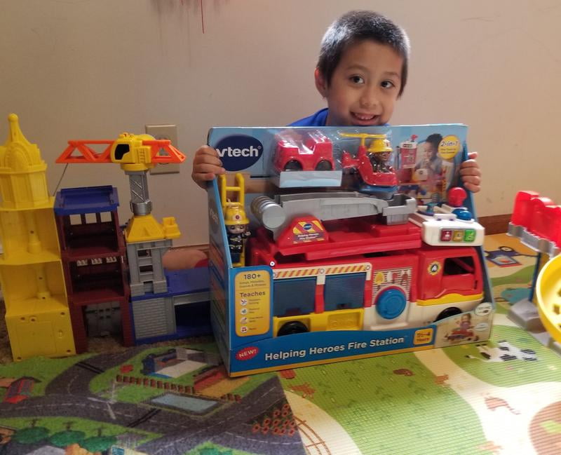 vtech fire station playset