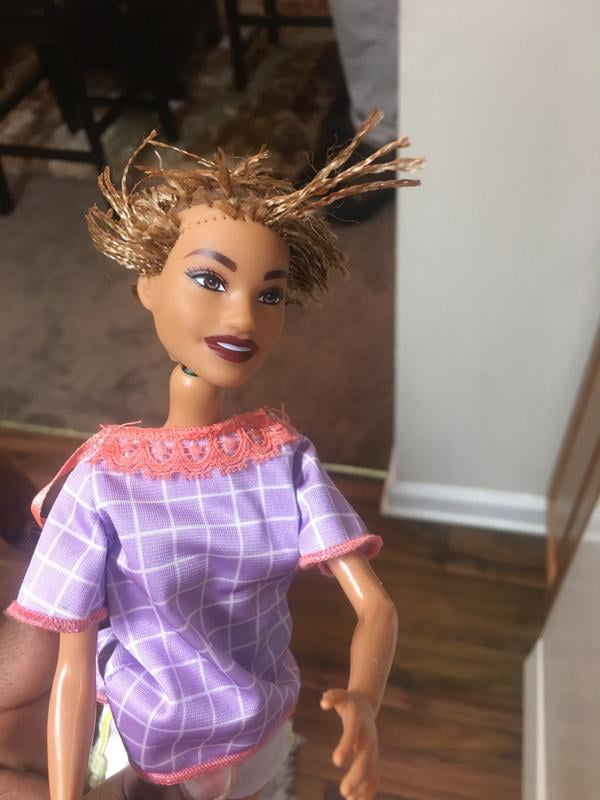 barbie doll with braids