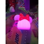 Disney Color Changing Minnie Mouse LED Tabletop Lamp, Dimmable, USB and ...