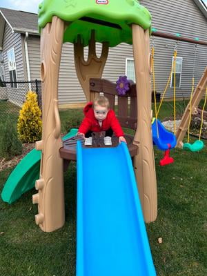 Little Tikes Kids Tree House Outdoor Backyard Playground Climbing