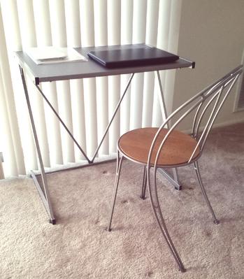Urban Shop Z Shaped Student Desk Black Walmart Com