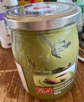 Pisti Cream of Pistachio, Sicilian Pistachio Nut Spread, 21.2