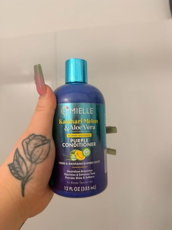 Mielle Kahalari Melon and Aloe Vera Blonde Radiance Purple Shampoo