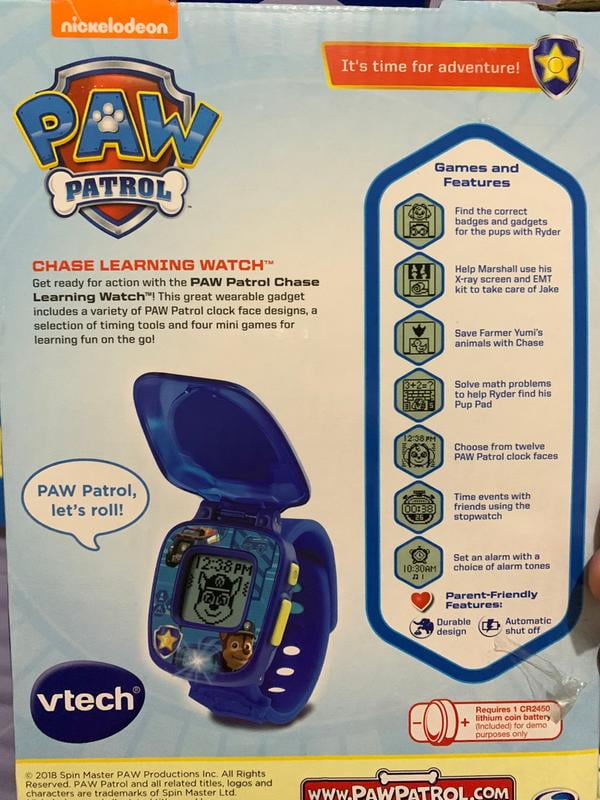 paw patrol learning watch