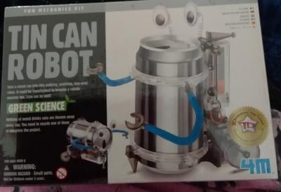 tin can robot green science