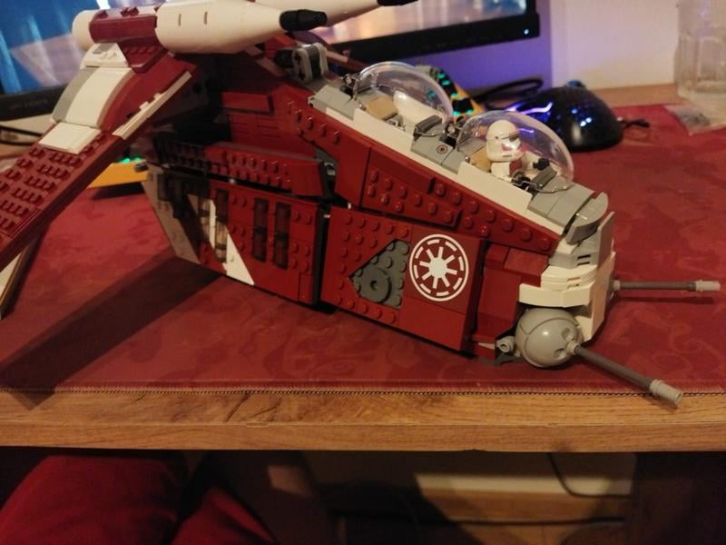 Chapado en Laton ゴールド　Mgs-23 LEGO Star Wars: Coruscant Guard Gunship 75354 with Commander