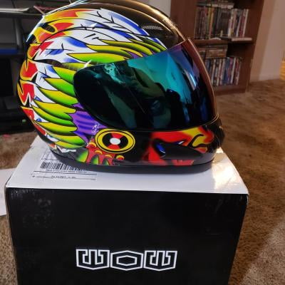 Motorcycle Full Face Helmet Adult Flame Feather Black - Walmart.com Motorcycle Full Face Helmet Adult Flame Feather Black - Walmart.com