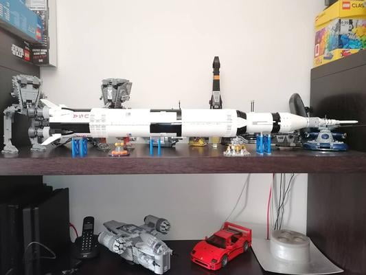 LEGO, Building Set, NASA Apollo Saturn V 92176, 1,969 Pieces