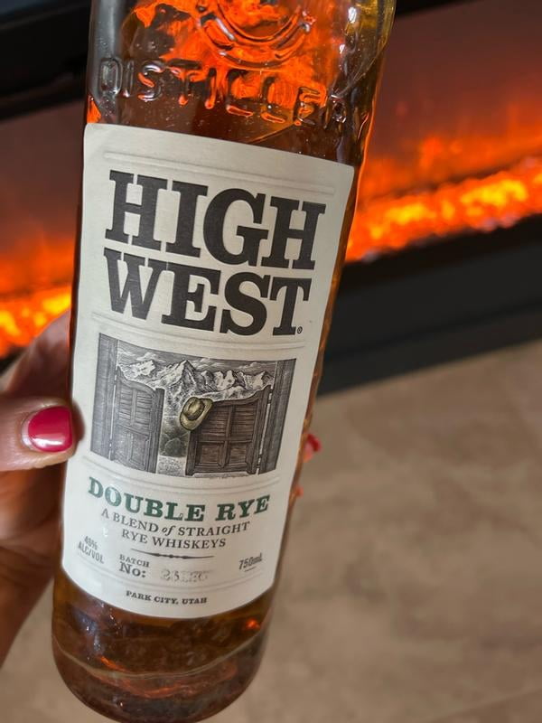 High West Double Rye Whiskey, 750 ml Bottle, 46% ABV - Walmart.com