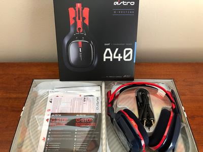 Casque PC Astro gaming a40 tr casque gamer, 4ème génération, astro audio  v2, dolby atmos, 3,5 mm audio jack, micro détachable, compatible xbox  series x, s