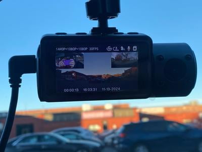 Vantrue N4 3 Channel 4K Dash Cam, Front and Rear 4K+1080P, IR