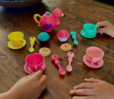 andmary Petit mini tee ピンク 新品タグ付き Kid Connection Flamingo Pretend Play Tea Set, 17 Pieces - Walmart.com