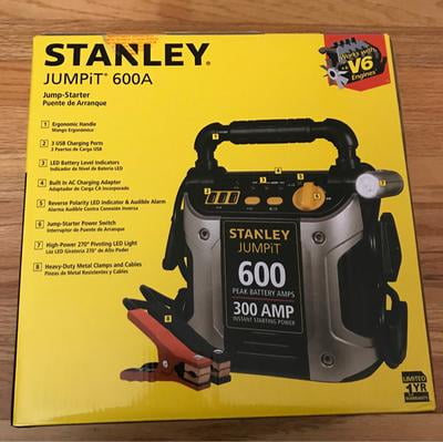 STANLEY 600/300 Amp 12V Jump Starter 