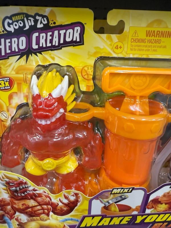 くるすおーくしょんMITE デザイン Heroes of Goo Jit Zu Meteor Madness Squishy Thrash Action Figure