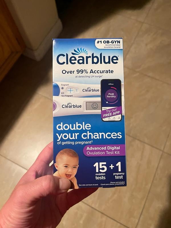 Clearblue Advanced Digital Ovulation Test, Predictor Kit, 20 Tests