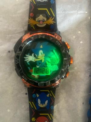 SEGA Sonic The Hedgehog Unisex Childrens Watch Silicone Strap with