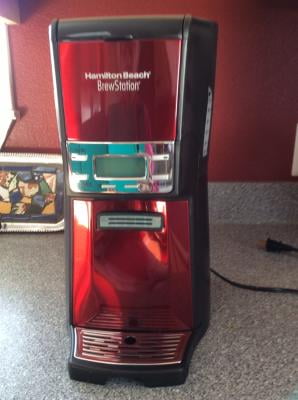 Best Buy: Hamilton Beach BrewStation 12 Cup Dispensing Coffeemaker Candy  Apple Red 48466-MX