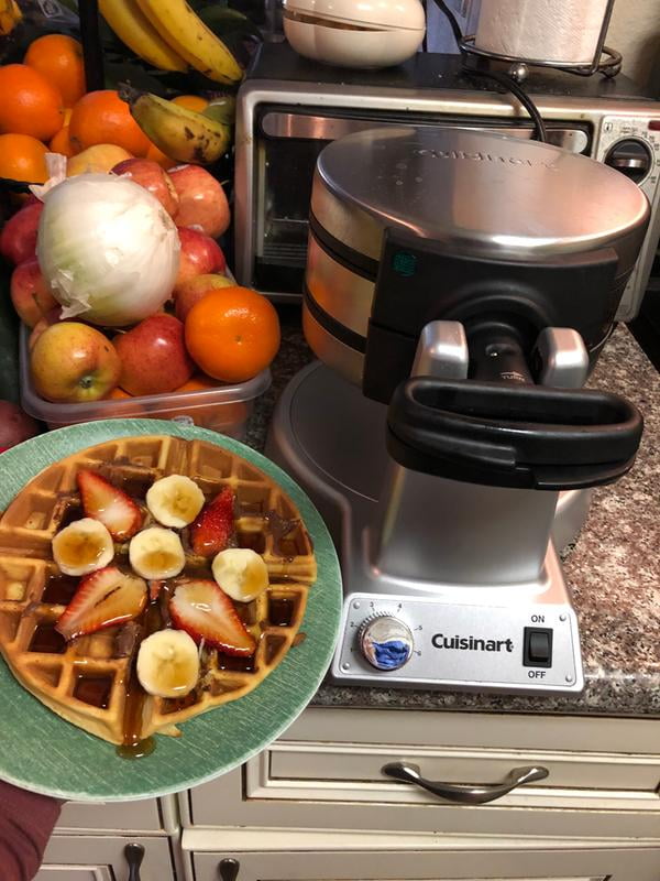 Cuisinart Electric Double Belgian Waffle Maker with Flip