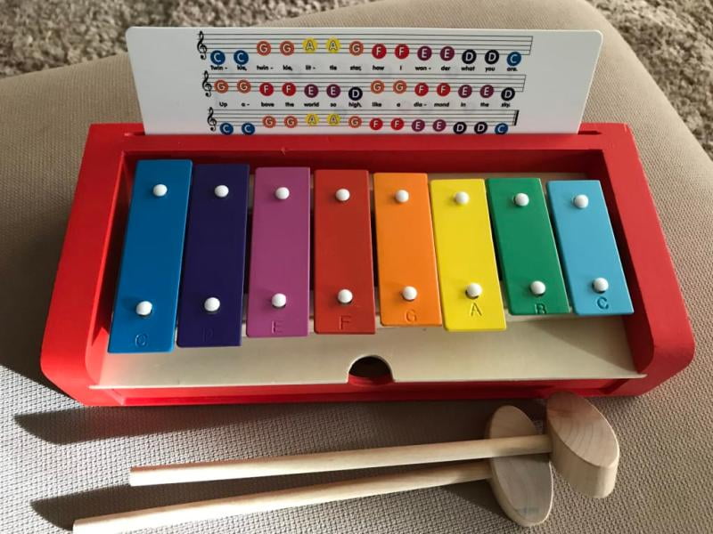 melissa and doug learn to play xylophone