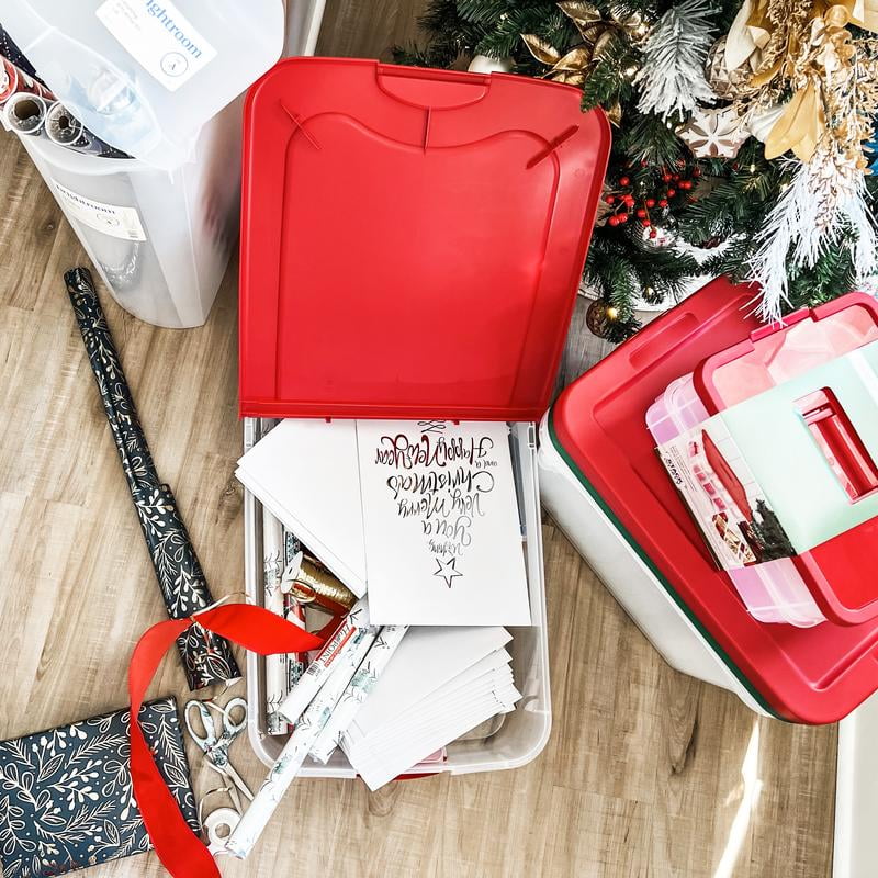 Sterilite 2 Layer Ornament Box, Red - Walmart.ca