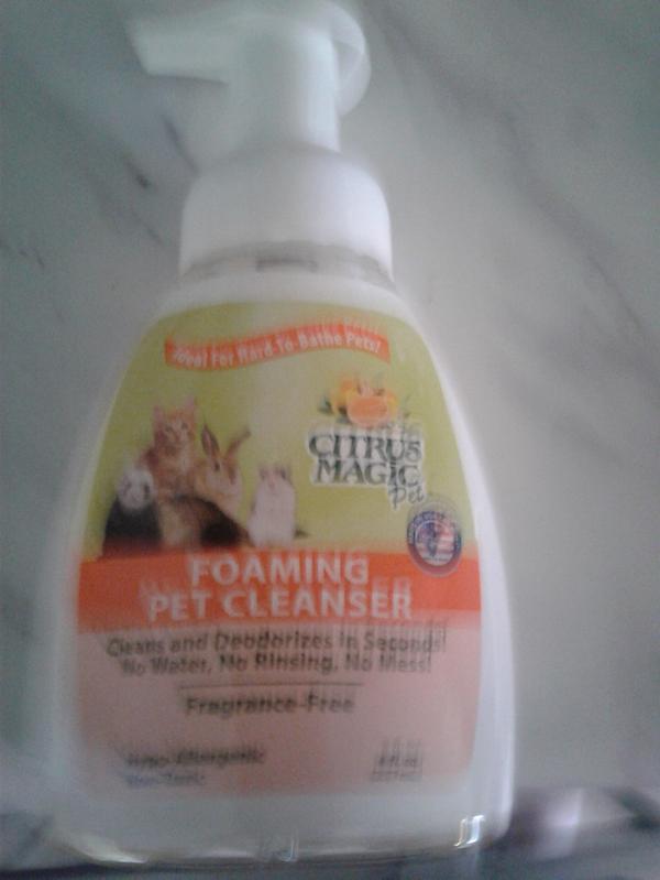 Citrus magic orders foaming pet cleanser guinea pig