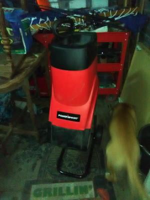 PowerSmart PS10 15 Amp 120V Corded Electric Wood Chipper, Shredder