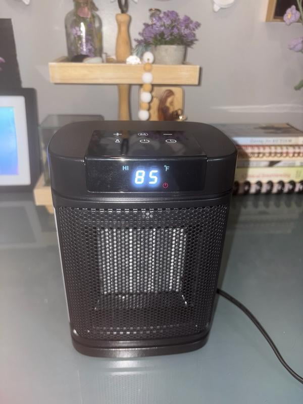 Better Homes & Gardens 1500W Digital Ceramic Heater with ALCI Plug