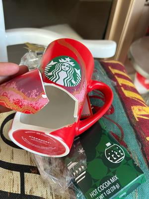 Starbucks Holiday Gift Pack - Festive Ceramic mug + Starbucks