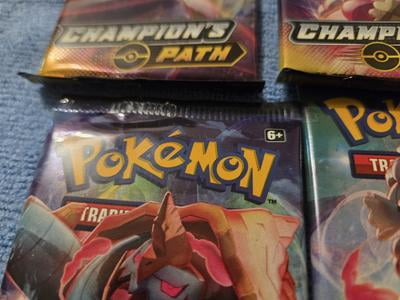 pokemon champion's path booster pack price Champion's Path Booster Pack Art Bundle [Set of 4] - Champion's Path